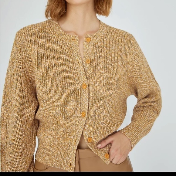 Wilfred Sweaters - Aritzia Wilfred Nora Cardigan in Marli Goldie Size XS